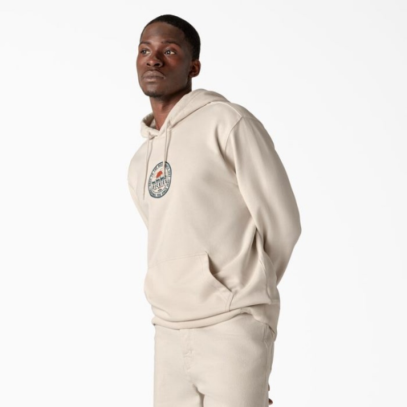 Dickies Greensburg Grafice Hoodie Gri | IWAX3665