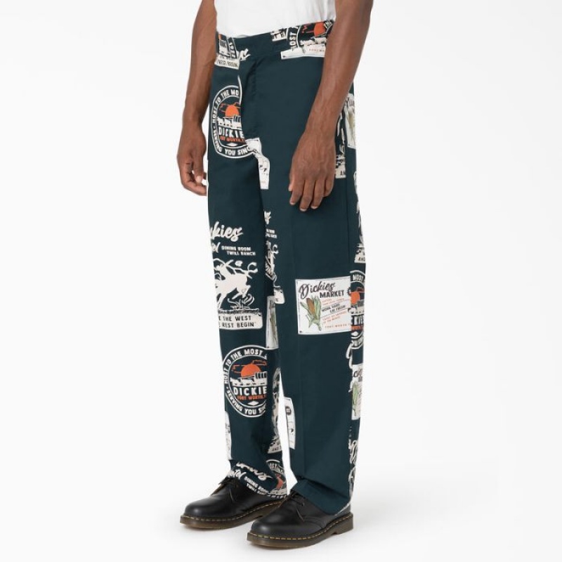 Dickies Greensburg Relaxed Fit Pants Albastru Deschis | XSJH0415