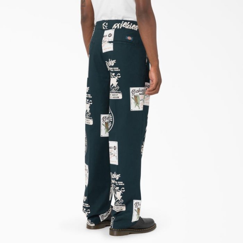 Dickies Greensburg Relaxed Fit Pants Albastru Deschis | XSJH0415