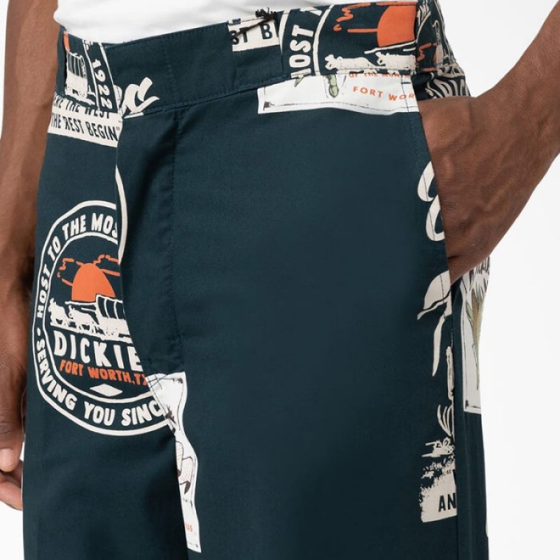 Dickies Greensburg Relaxed Fit Pants Albastru Deschis | XSJH0415