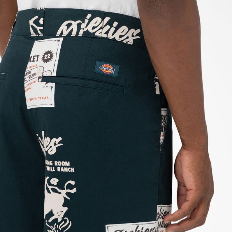 Dickies Greensburg Relaxed Fit Pants Albastru Deschis | XSJH0415