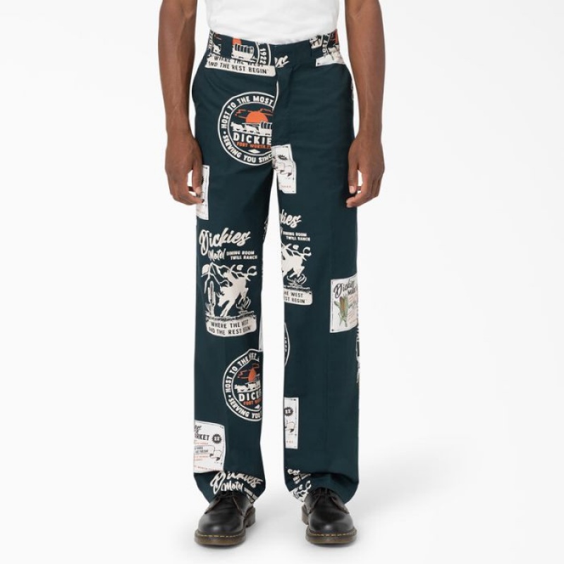 Dickies Greensburg Relaxed Fit Pants Albastru Deschis | XSJH0415