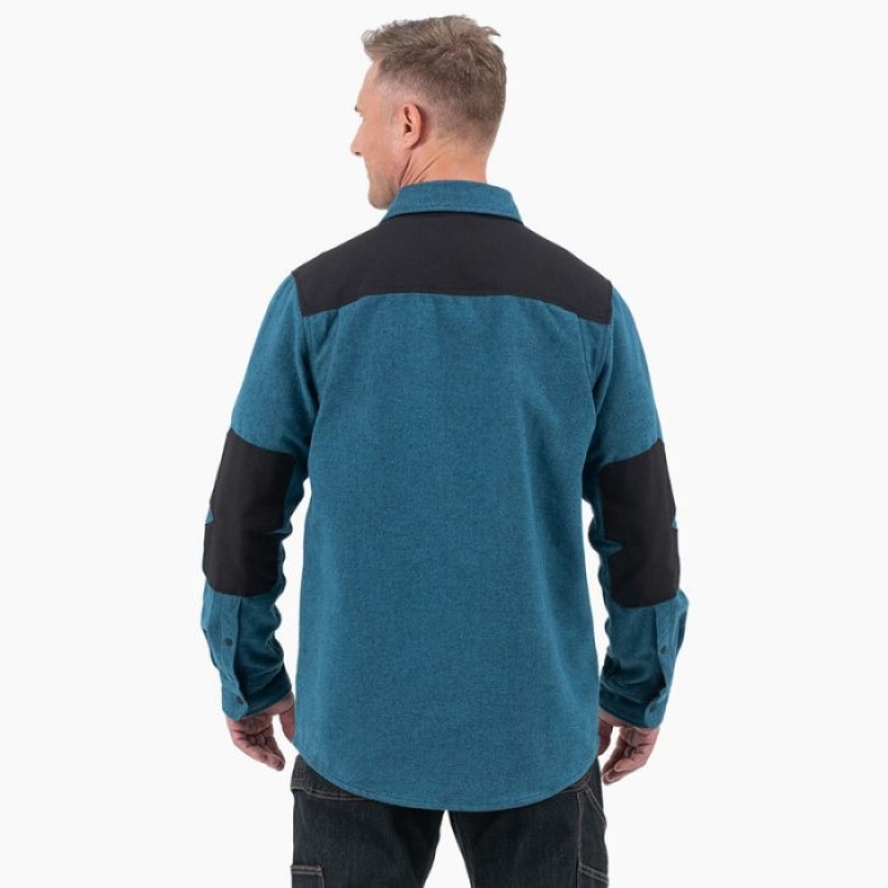 Dickies Heavyweight Brawny Flannel Shirt Negrii | WDRG7906