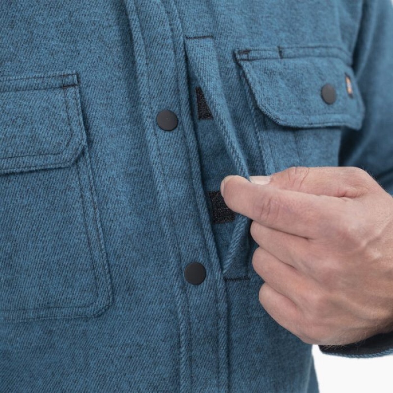 Dickies Heavyweight Brawny Flannel Shirt Negrii | WDRG7906