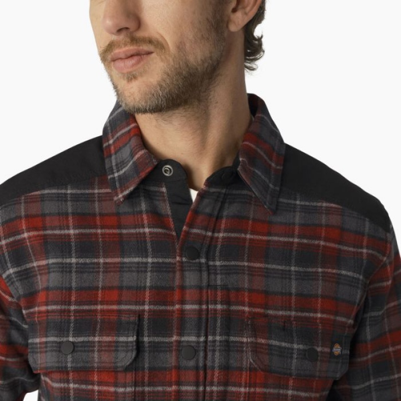 Dickies Heavyweight Brawny Flannel Shirt Visinii | RFWD5698
