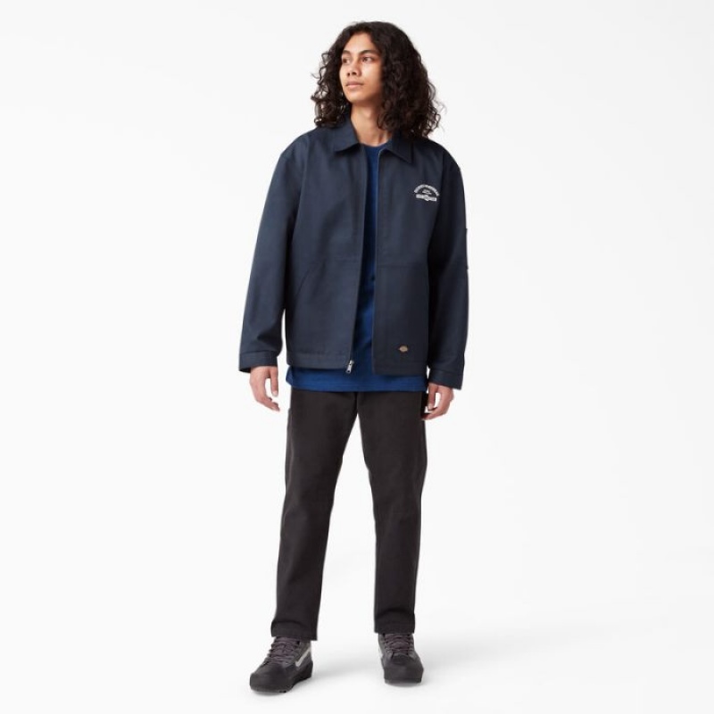 Dickies Heavyweight Heathered Scurte Sleeve Pocket T-Shirt Limoges Single Dye Heather | NVFJ1983