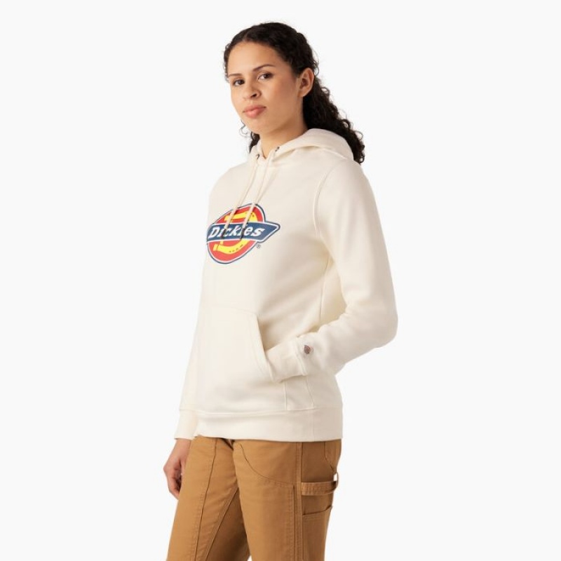 Dickies Heavyweight Logo Pullover Albi | RWAW4295