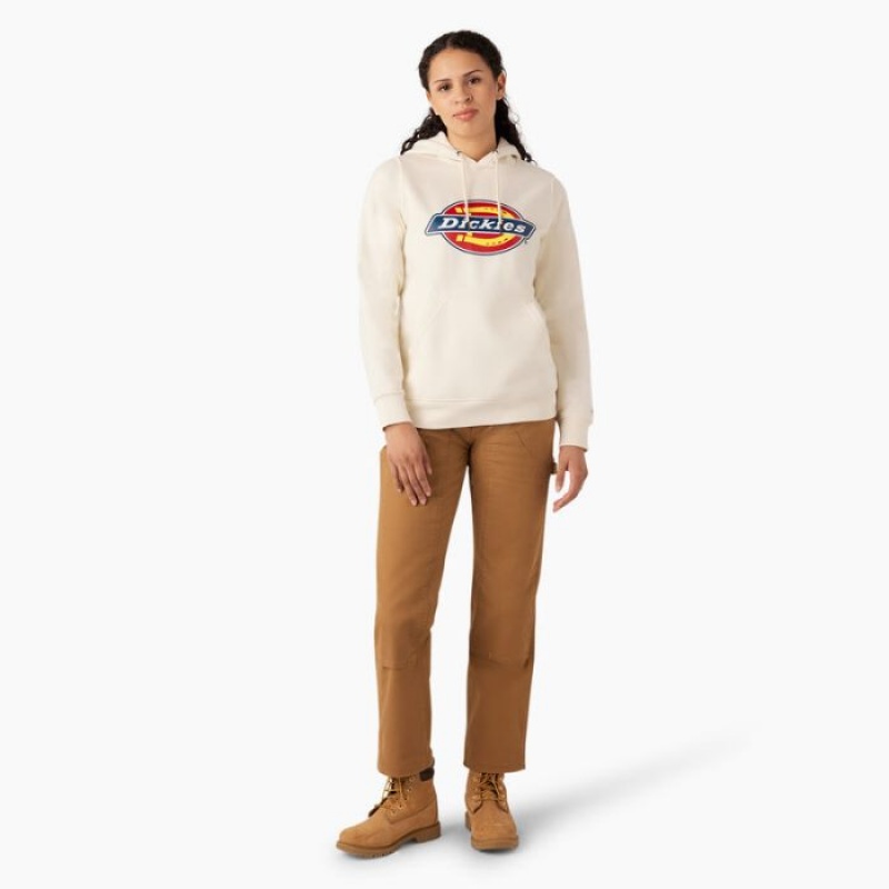 Dickies Heavyweight Logo Pullover Albi | RWAW4295