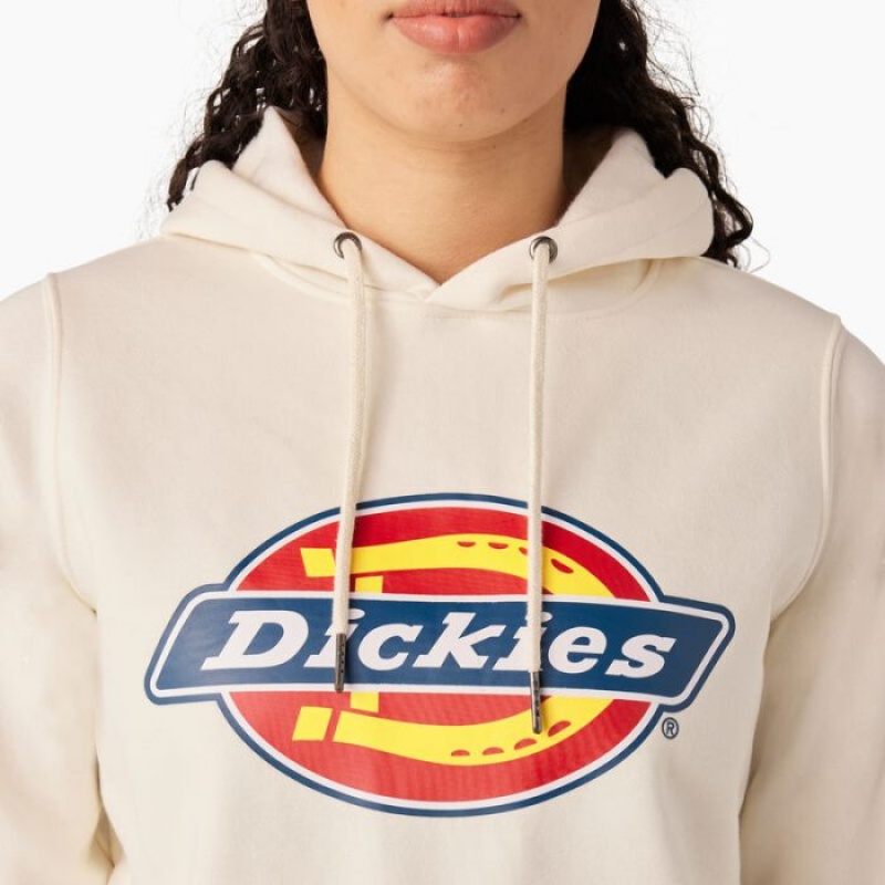 Dickies Heavyweight Logo Pullover Albi | RWAW4295