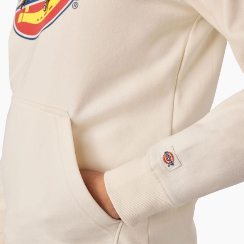 Dickies Heavyweight Logo Pullover Albi | RWAW4295