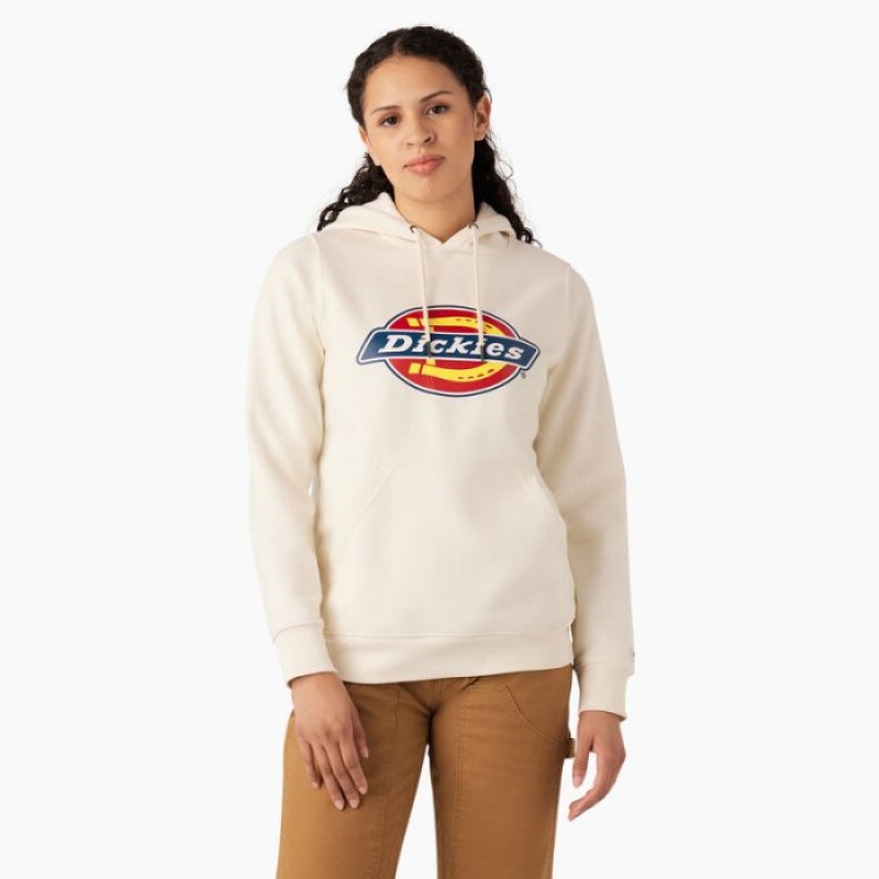 Dickies Heavyweight Logo Pullover Albi | RWAW4295