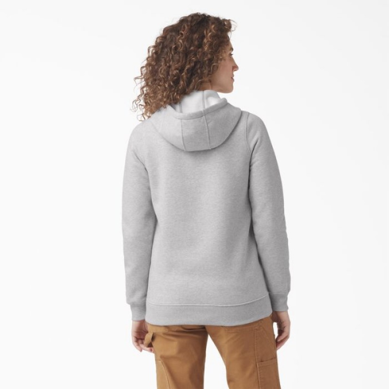 Dickies Heavyweight Logo Pullover Gri | GWJL6236