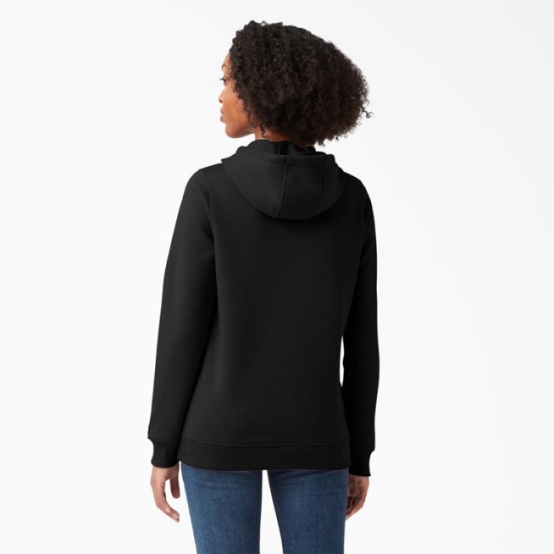 Dickies Heavyweight Logo Pullover Negrii | QZPW1470