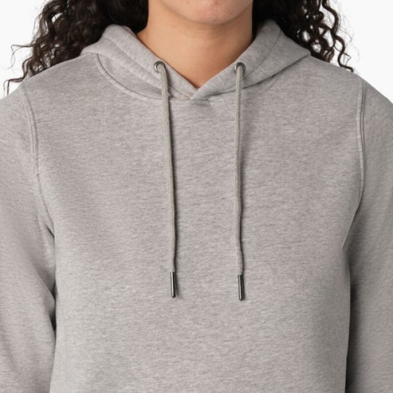 Dickies Heavyweight Logo Sleeve Pullover Gri | ITYC1620