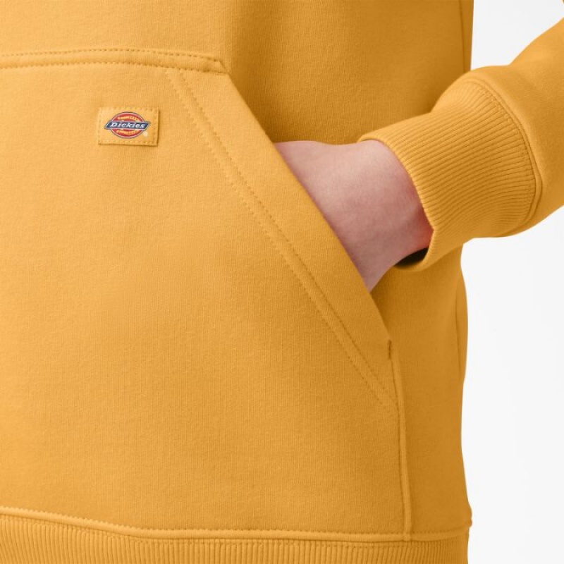 Dickies Heavyweight Logo Sleeve Pullover Portocalii | BYOX9028