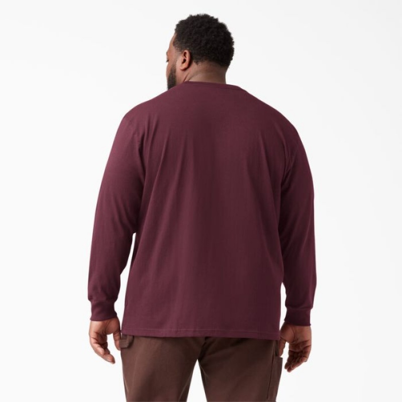 Dickies Heavyweight Long Sleeve Pocket T-Shirt Visinii | EZFI0270