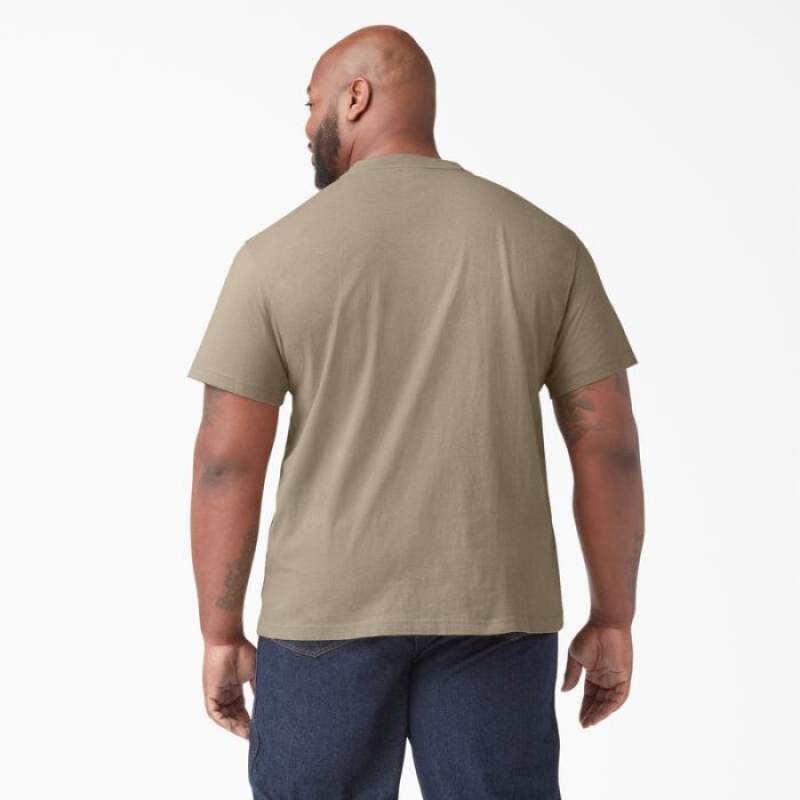Dickies Heavyweight Scurte Sleeve Henley T-Shirt Maro | NUYR4822