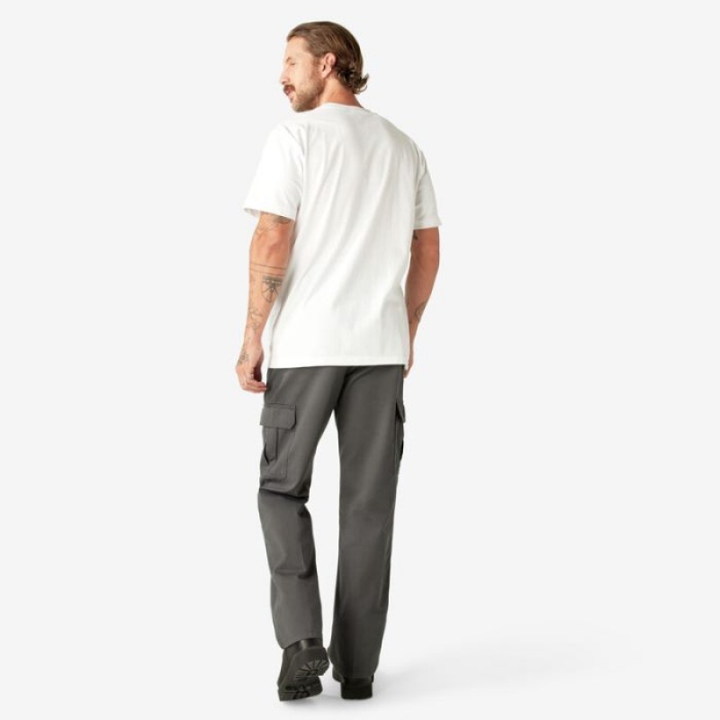 Dickies Heavyweight Scurte Sleeve Pocket T-Shirt Albi | SCWD4632