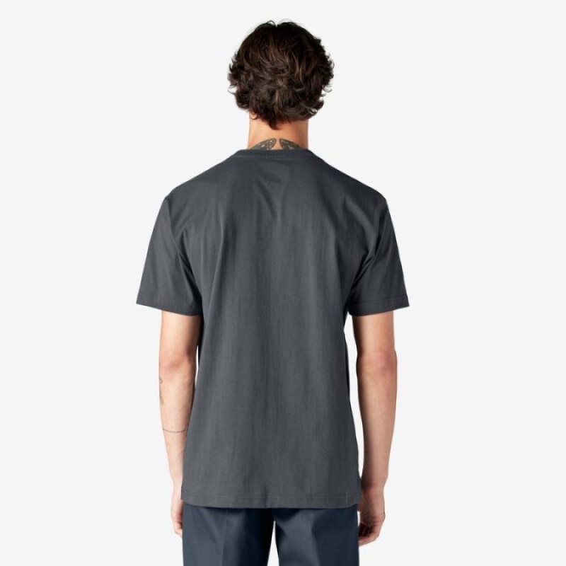 Dickies Heavyweight Scurte Sleeve Pocket T-Shirt Gri | UNHV9535