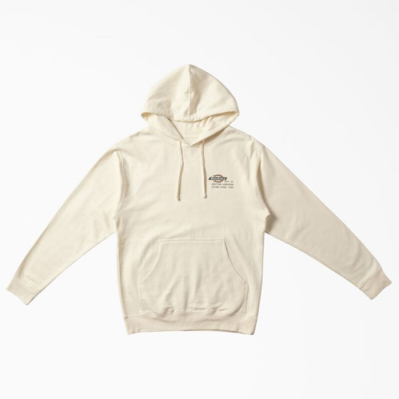 Dickies Heritage Workwear Grafice Hoodie Bej | VGBF0495