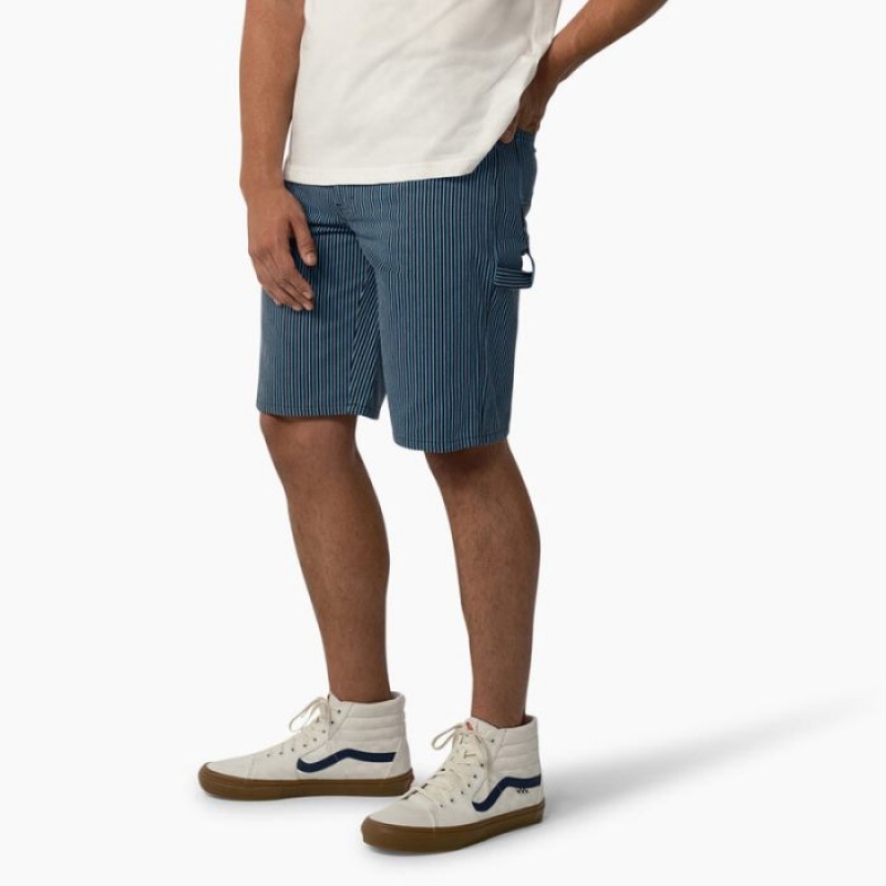 Dickies Hickory Stripe Carpenter Shorts, 11