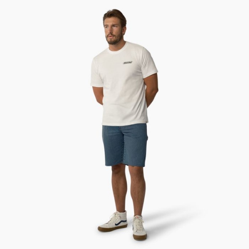Dickies Hickory Stripe Carpenter Shorts, 11