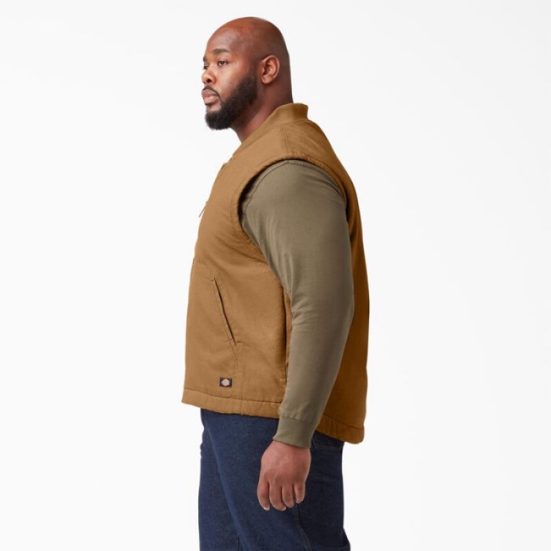 Dickies High Pile Fleece Captusite Duck Vest Maro | QFSR3916