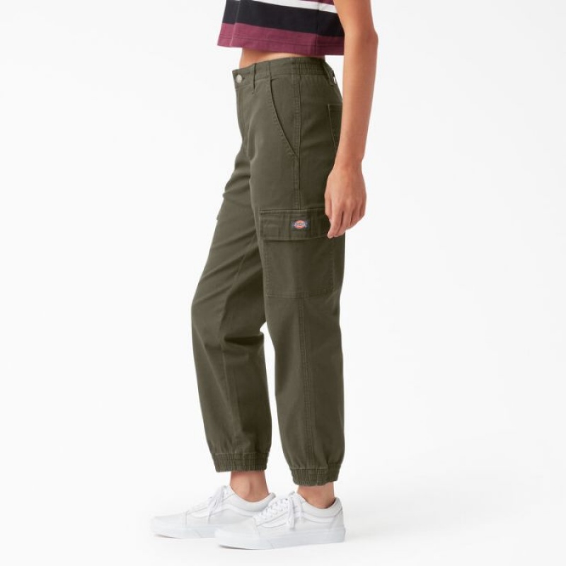 Dickies High Rise Fit Cargo Jogger Pants Regular | WQUP0230
