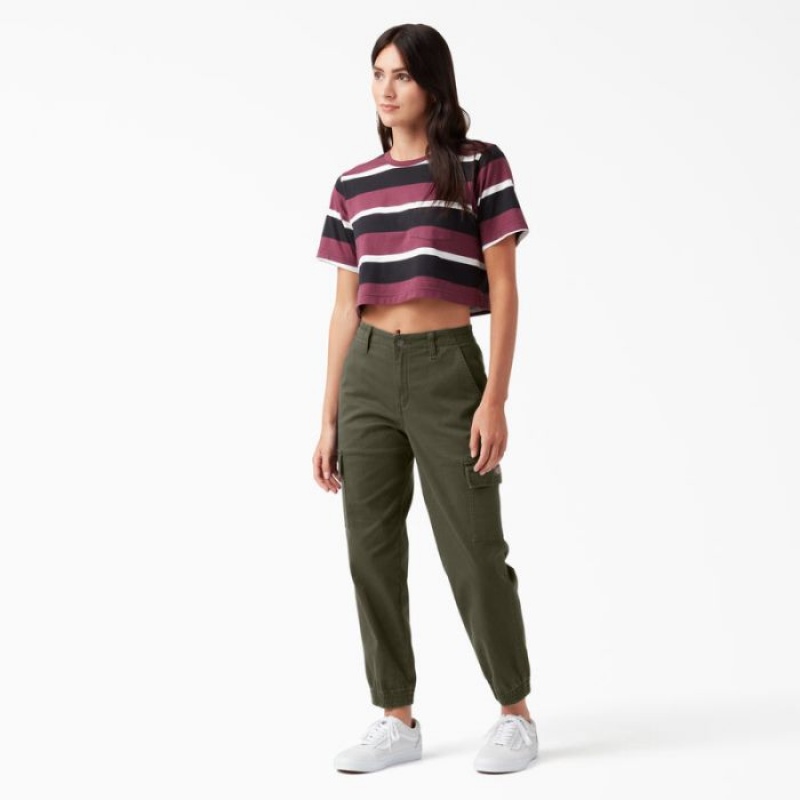 Dickies High Rise Fit Cargo Jogger Pants Regular | WQUP0230