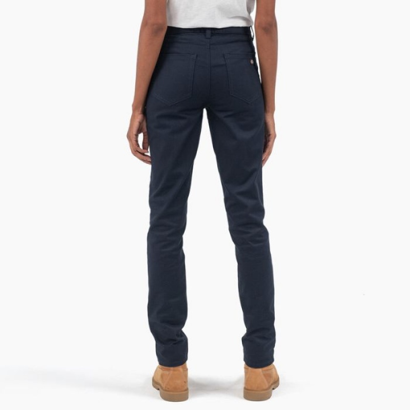 Dickies High Rise Slab Twill Pants Regular | GZOI7594