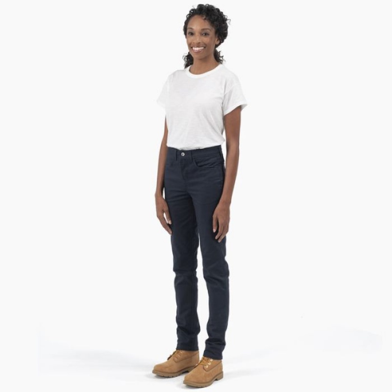 Dickies High Rise Slab Twill Pants Regular | GZOI7594