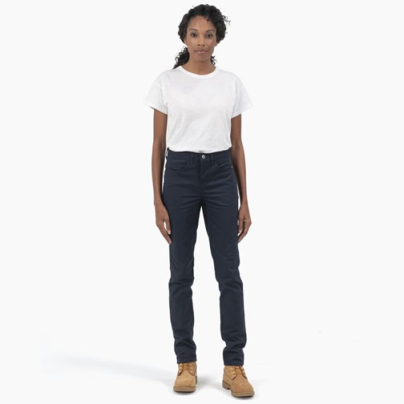 Dickies High Rise Slab Twill Pants Regular | GZOI7594