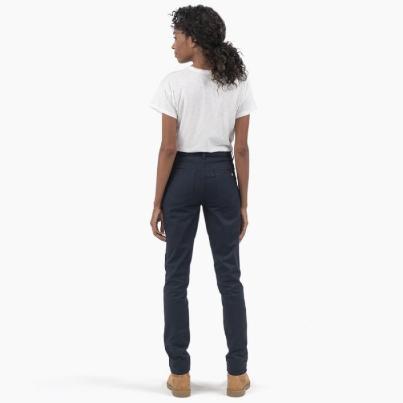Dickies High Rise Slab Twill Pants Regular | GZOI7594