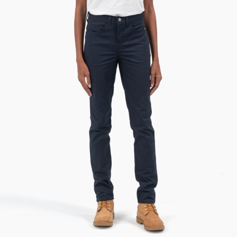 Dickies High Rise Slab Twill Pants Regular | GZOI7594