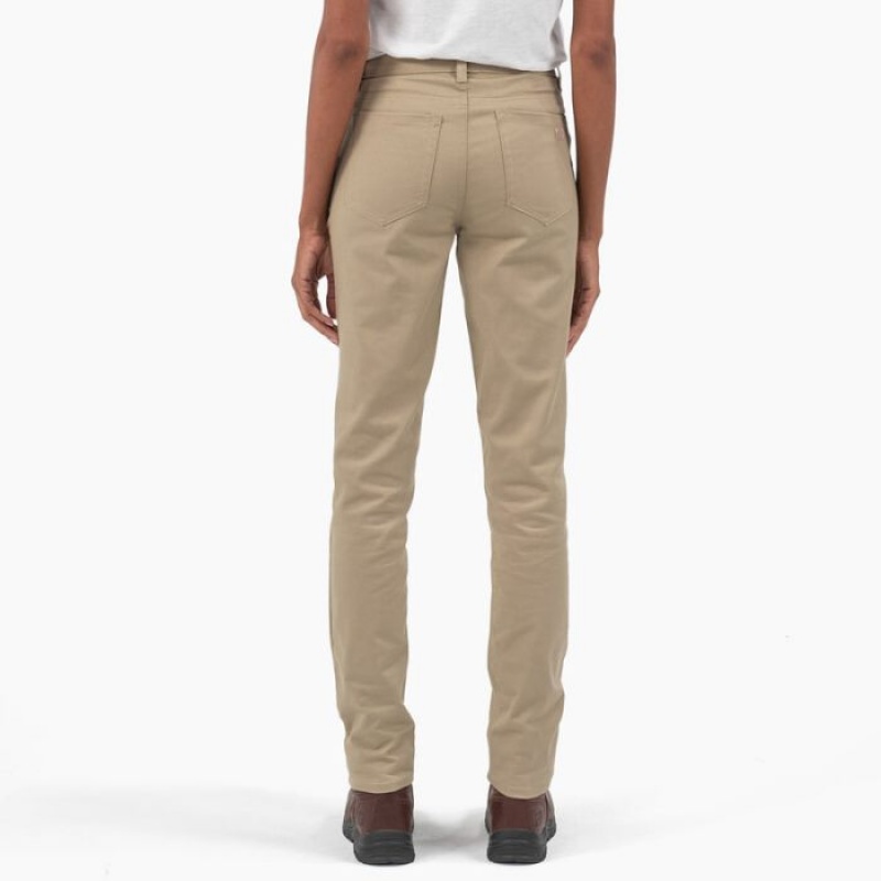 Dickies High Rise Slab Twill Pants Regular | CYYD3843