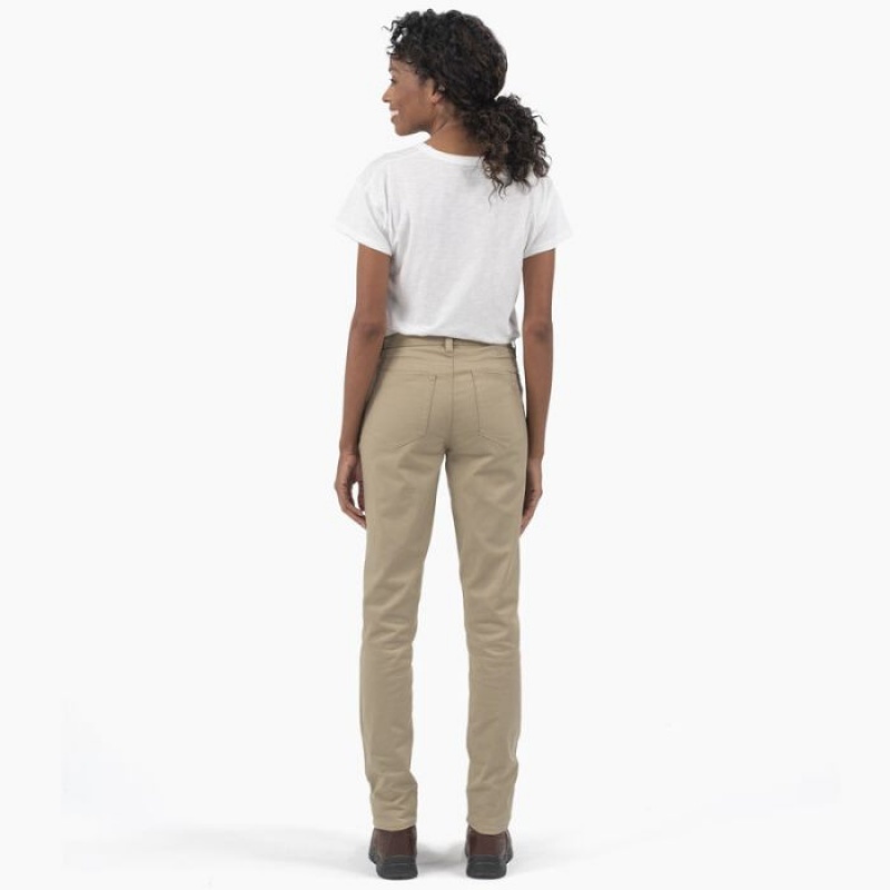 Dickies High Rise Slab Twill Pants Regular | CYYD3843