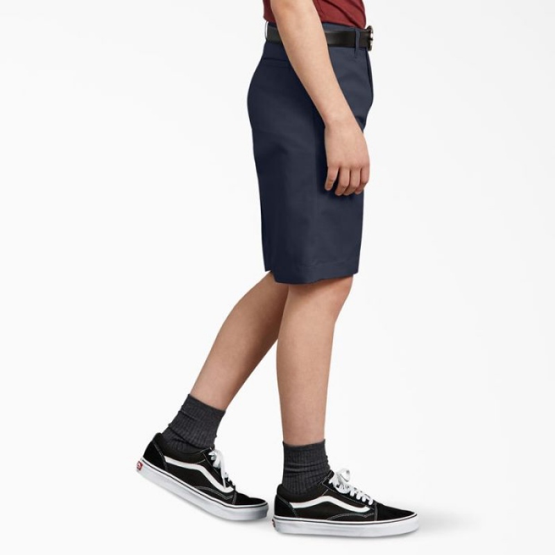 Dickies Husky Clasici Fit Shorts, 8-20 Bleumarin | CQLO4020