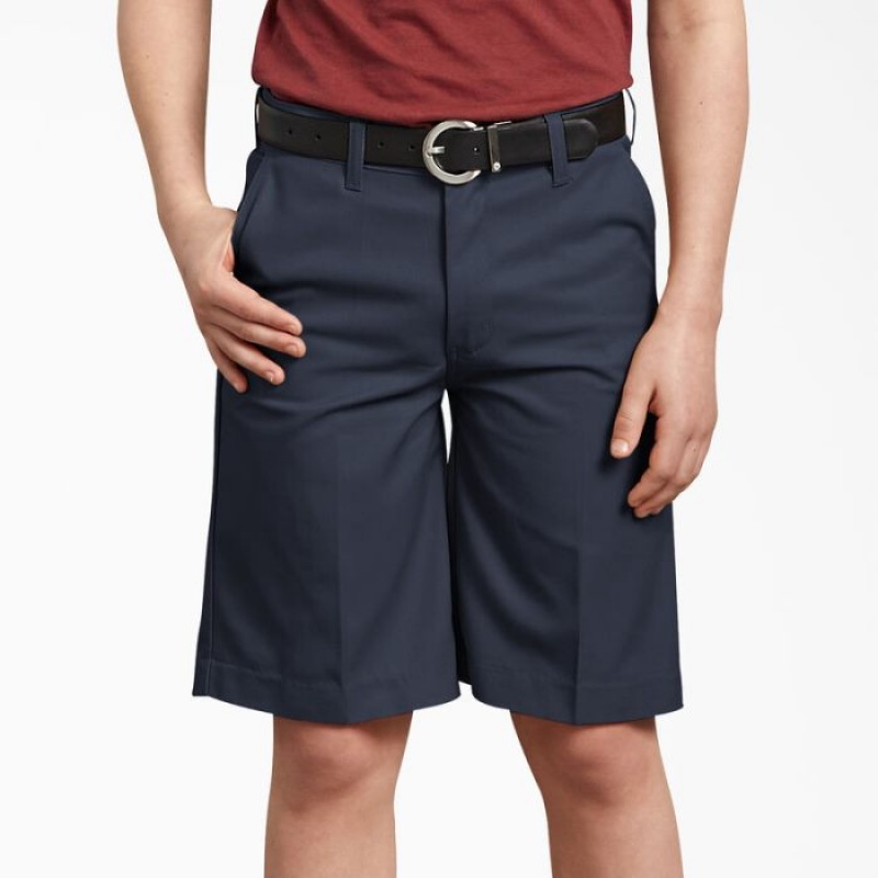 Dickies Husky Clasici Fit Shorts, 8-20 Bleumarin | CQLO4020
