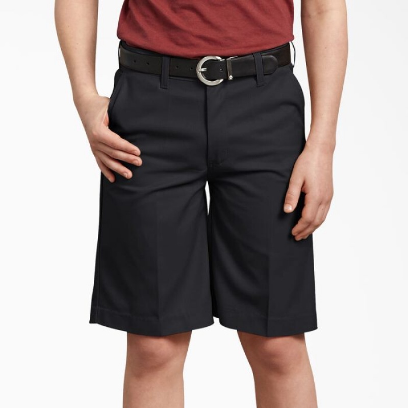 Dickies Husky Clasici Fit Shorts, 8-20 Negrii | YMKW4580