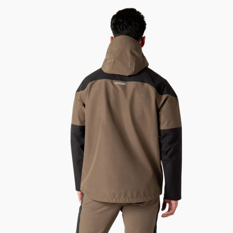 Dickies Impermeabili Shell Jacket Negrii | WHDW3131