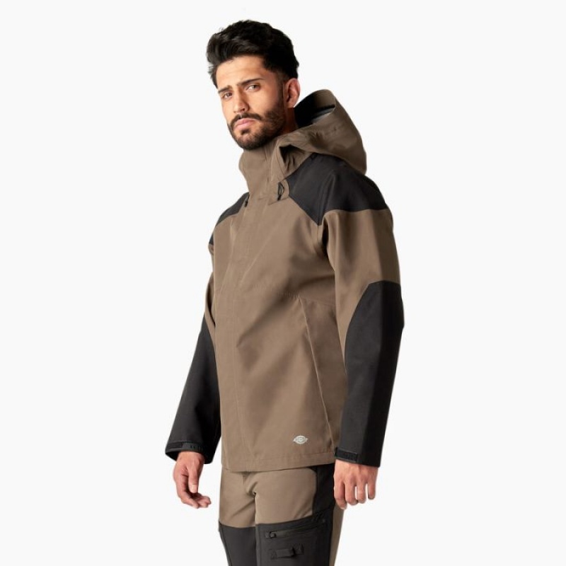 Dickies Impermeabili Shell Jacket Negrii | WHDW3131