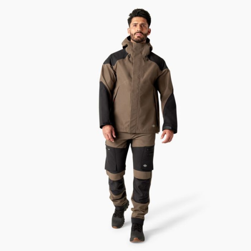 Dickies Impermeabili Shell Jacket Negrii | WHDW3131