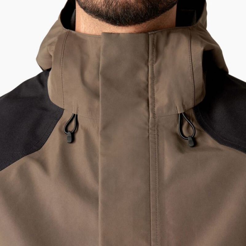 Dickies Impermeabili Shell Jacket Negrii | WHDW3131