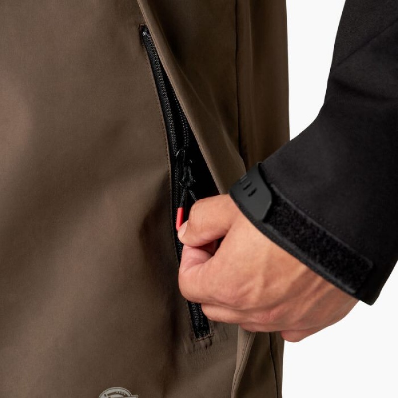 Dickies Impermeabili Shell Jacket Negrii | WHDW3131