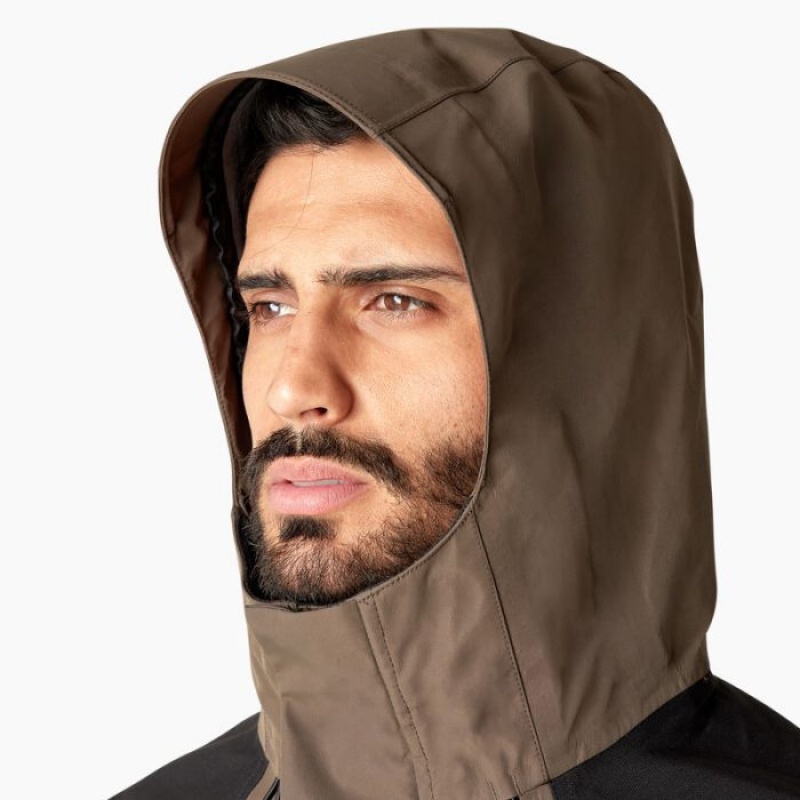 Dickies Impermeabili Shell Jacket Negrii | WHDW3131