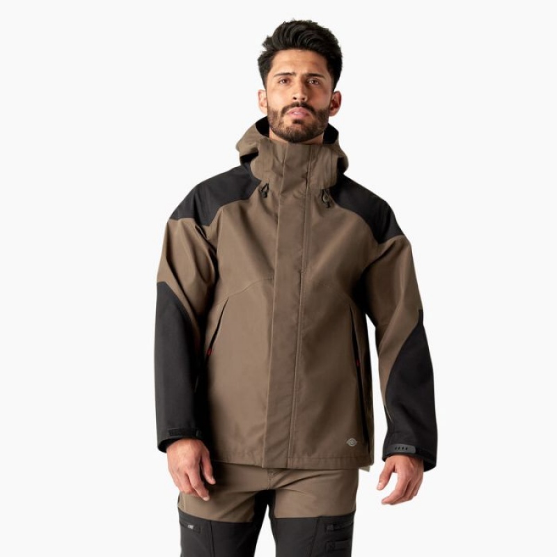 Dickies Impermeabili Shell Jacket Negrii | WHDW3131
