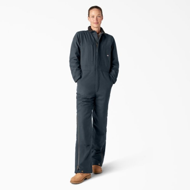Dickies Insulated Duck Panza Coverall Gri | KGHF3642
