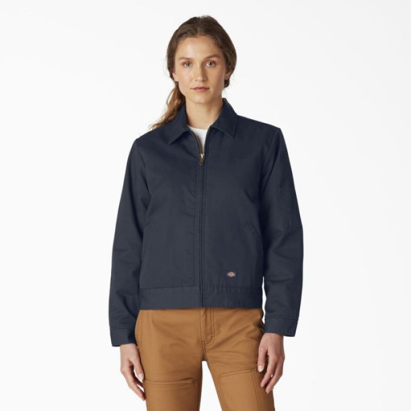 Dickies Insulated Eisenhower Jacket Bleumarin | GTKD8948