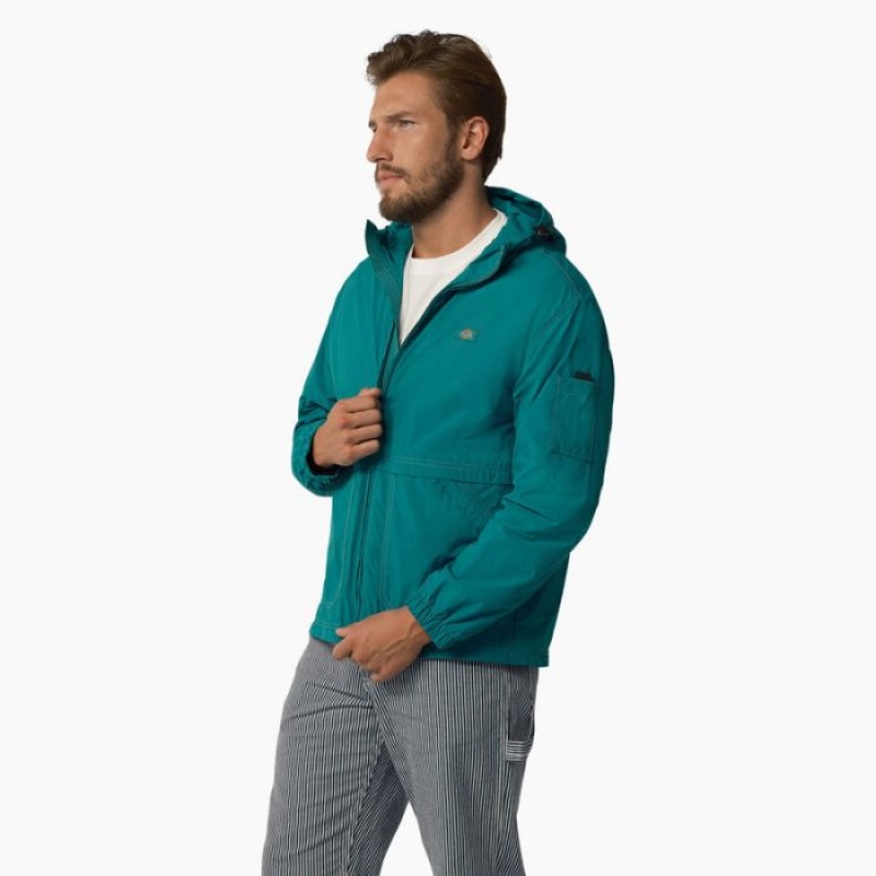 Dickies Jackson Windbreaker Jacket Albastru Deschis | KNCH5390