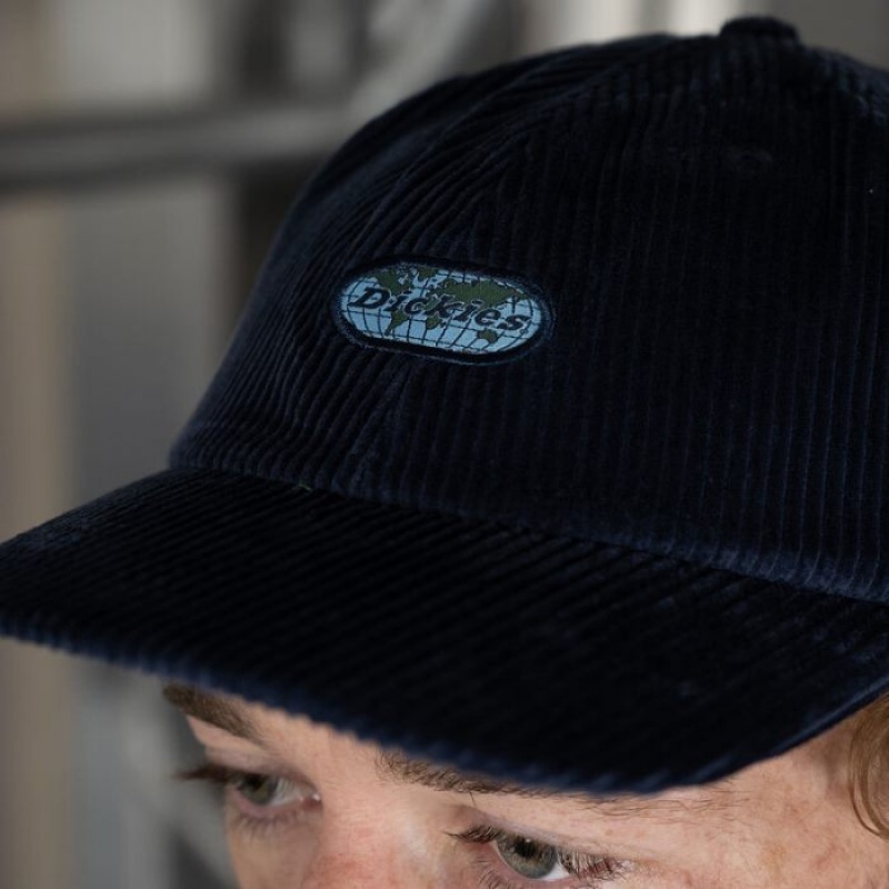 Dickies Jake Hayes Corduroy Cap Bleumarin | IDCK4724